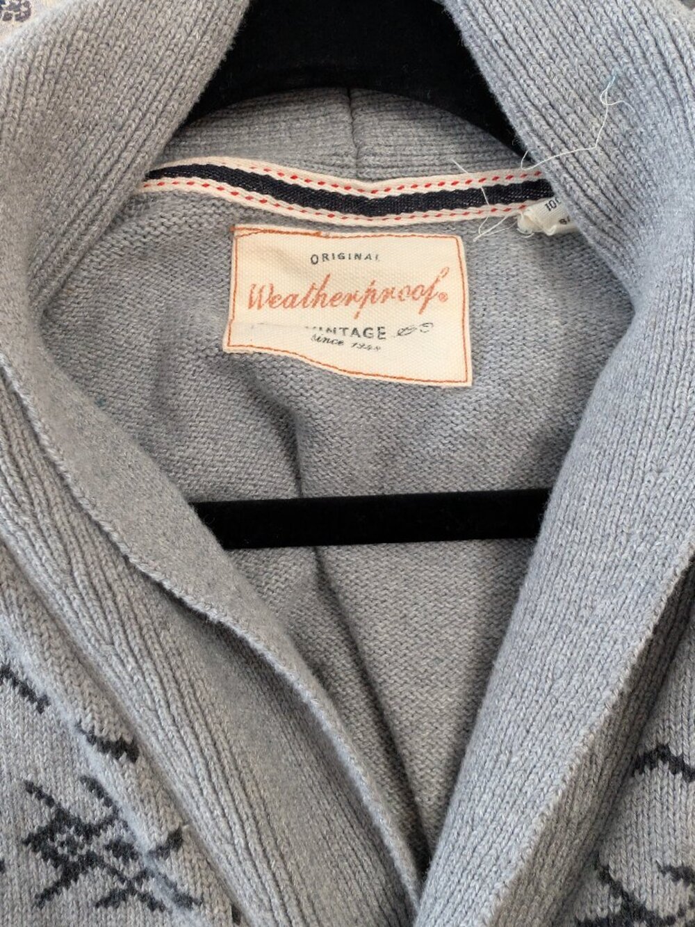 Weatherproof Vintage Shawl Collar Cardigan size M - Picture 3 of 4